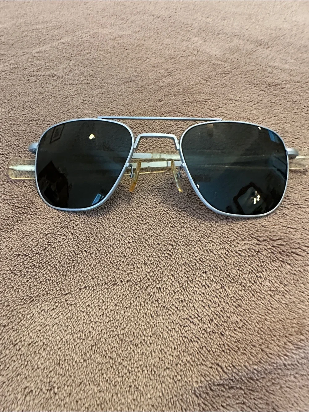Top Gun Style American Optical Brand Naval Pilot Sunglasses. Military Issued